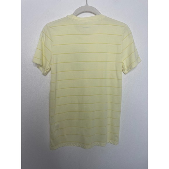 Everlane Small Organic Cotton Striped Tee Yellow Crewneck Short Sleeve NWT - Picture 9 of 9